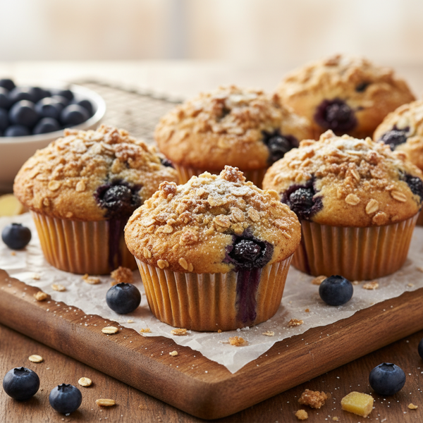 Classic Blueberry Muffins with a Twist recipe