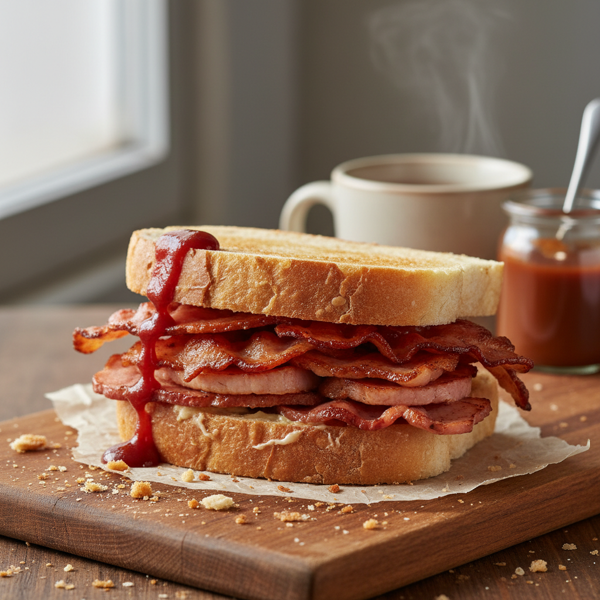 Classic British Bacon Butty recipe
