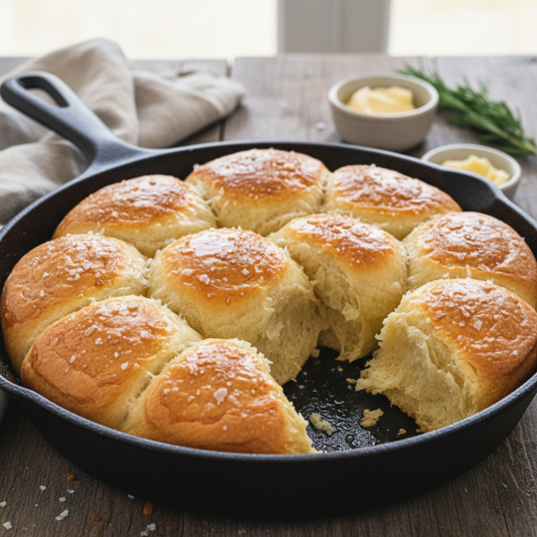 Classic Buttery Parker House Rolls recipe