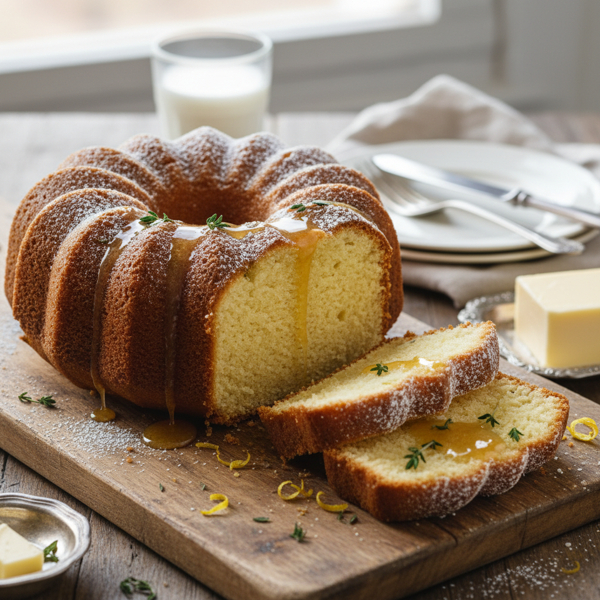 Classic Buttery Pound Cake recipe