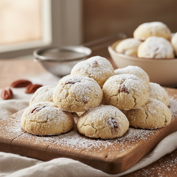 Classic Buttery Snowball Cookies recipe