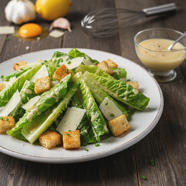Classic Caesar Salad with Homemade Dressing recipe
