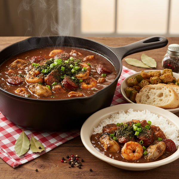Classic Cajun File Gumbo recipe