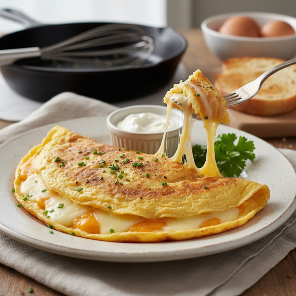 Classic Cheesy Omelet Delight recipe