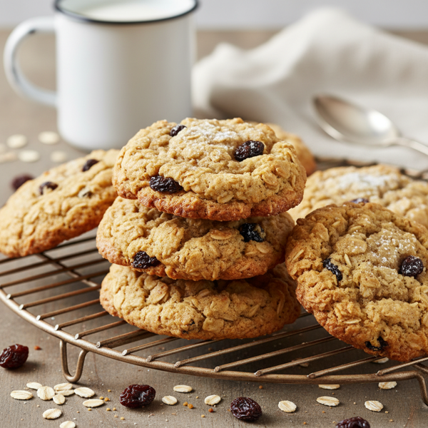 Classic Chewy Oatmeal Raisin Cookies recipe