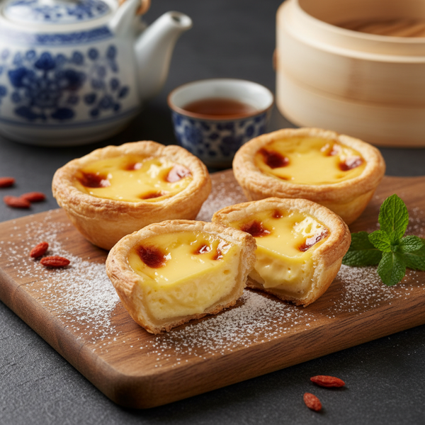 Classic Chinese Egg Custard Tarts recipe