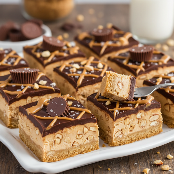 Classic Chocolate Peanut Butter Dream Bars recipe