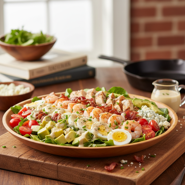 Classic Cobb Salad with Versatile Protein Options recipe