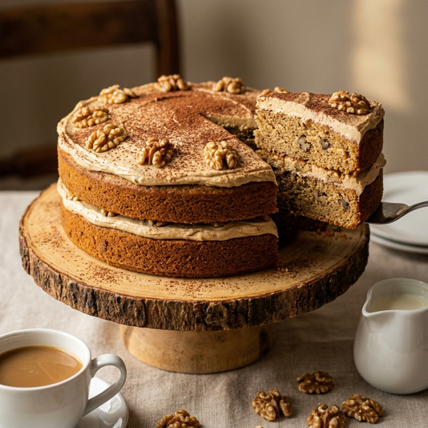 Classic Coffee and Walnut Delight recipe