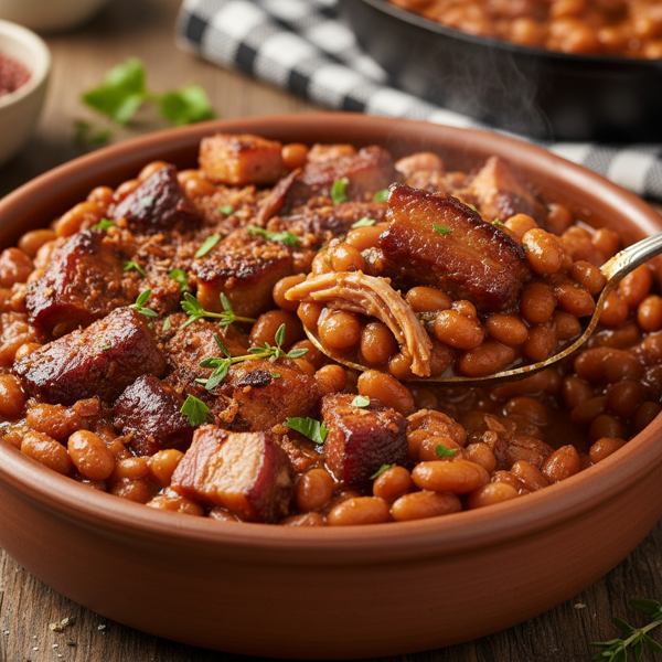 Classic Comfort Baked Beans with Pork recipe