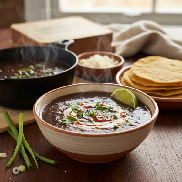 Classic Comfort Black Bean Soup recipe