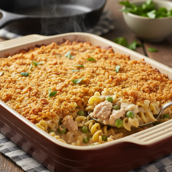 Classic Comfort Tuna Noodle Casserole recipe