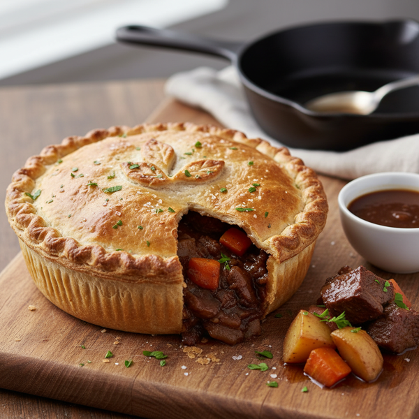 Classic Cornish Beef Pie recipe