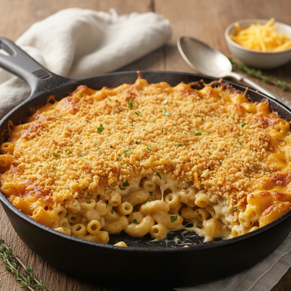 Classic Creamy Baked Macaroni and Cheese recipe