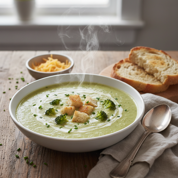 Classic Creamy Broccoli Soup recipe