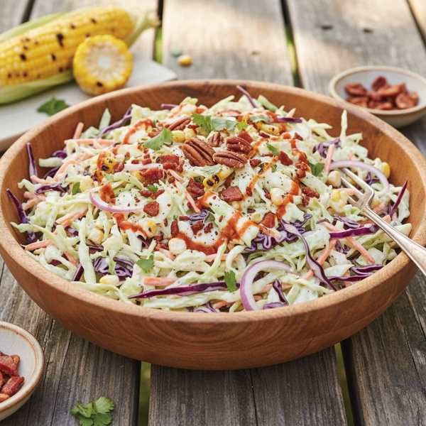 Classic Creamy Coleslaw with a Twist recipe