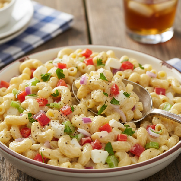 Classic Creamy Macaroni Salad recipe