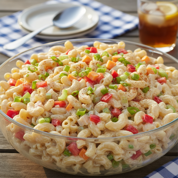 Classic Creamy Macaroni Salad Delight recipe