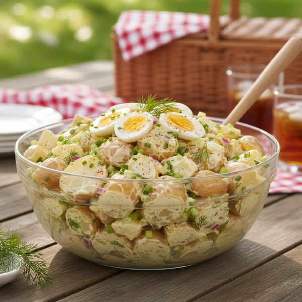 Classic Creamy Potato Salad Delight recipe