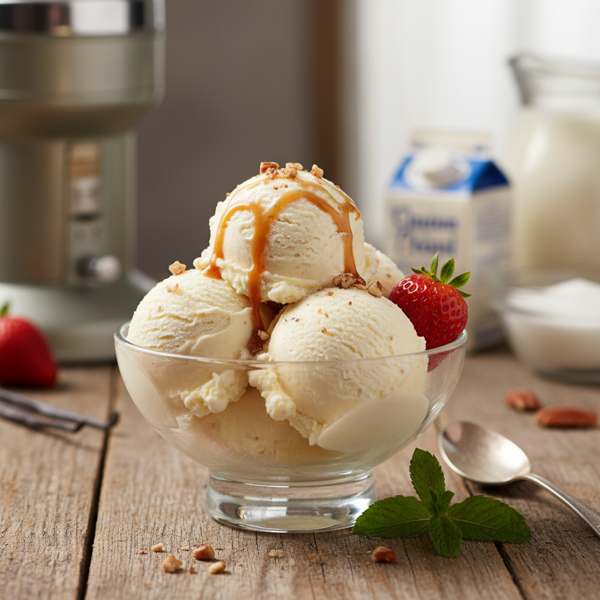 Classic Creamy Vanilla Ice Cream recipe