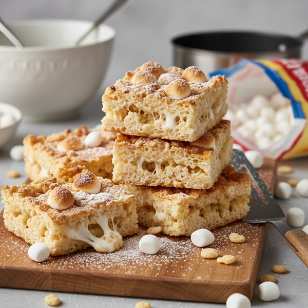 Classic Crispy Marshmallow Bars recipe