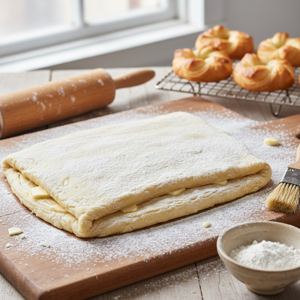 Classic Danish Puff Pastry Dough recipe