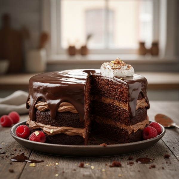 Classic Decadent Chocolate Cake recipe