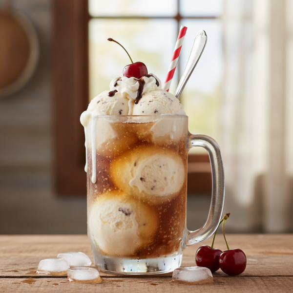 Classic Diet Root Beer Float Delight recipe