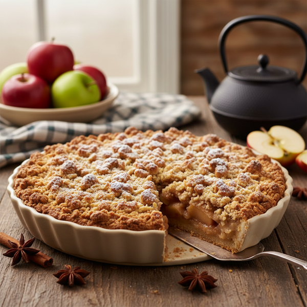 Classic Dutch Apple Pie with Crumb Topping recipe