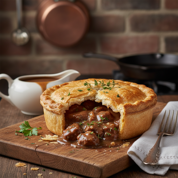 Classic English Steak and Kidney Pie recipe