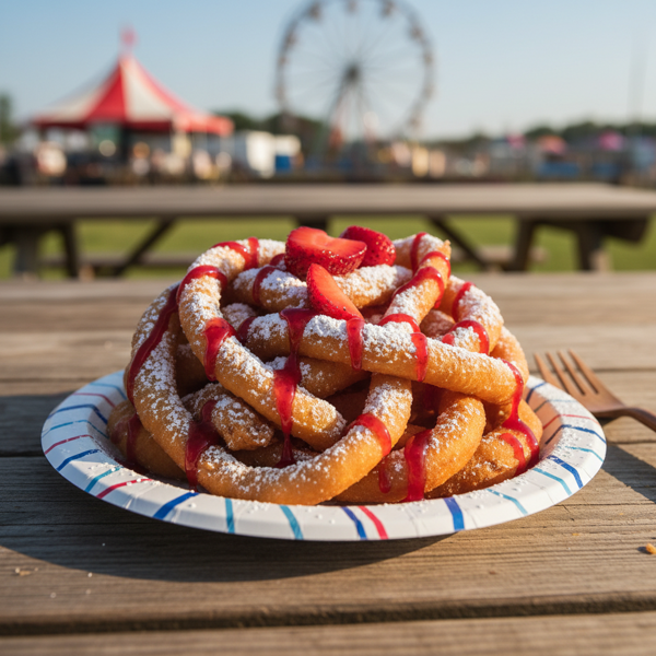 Classic Fair-Style Funnel Cake recipe