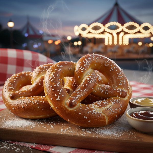 Classic Fair-Style Soft Pretzels recipe