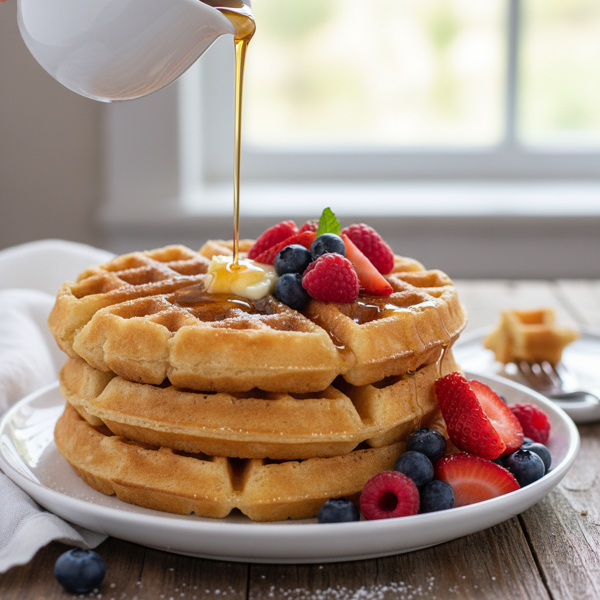 Classic Fluffy Waffles recipe