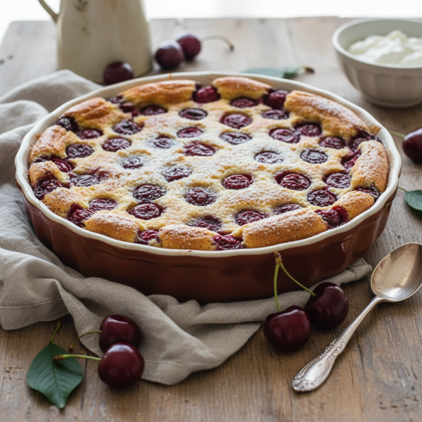 Classic French Cherry Clafoutis recipe