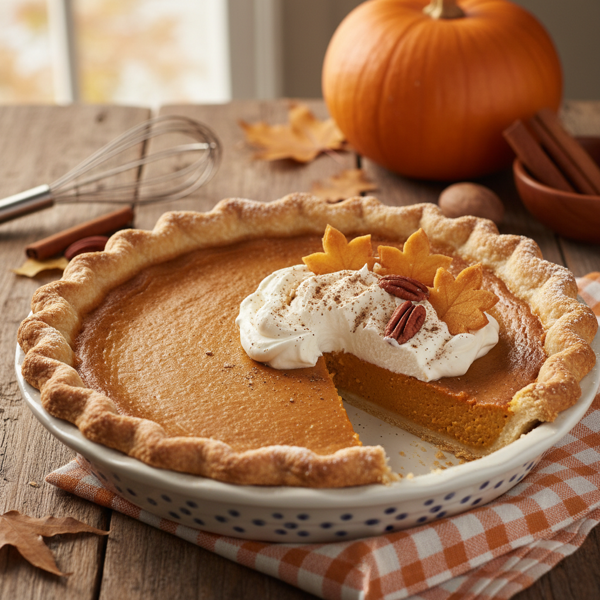 Classic Fresh Pumpkin Pie Delight recipe