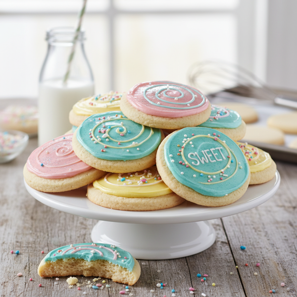 Classic Frosted Sugar Cookies recipe