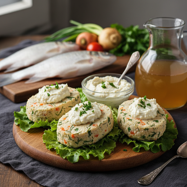 Classic Gefilte Fish with Horseradish recipe