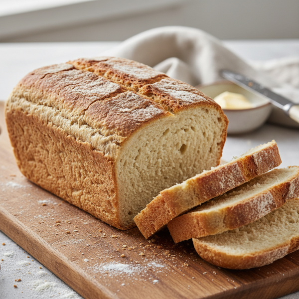 Classic German Kastenweissbrot (Crispy White Loaf Bread) recipe