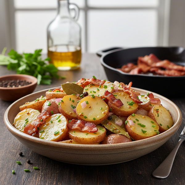Classic German Potato Salad with Bacon recipe