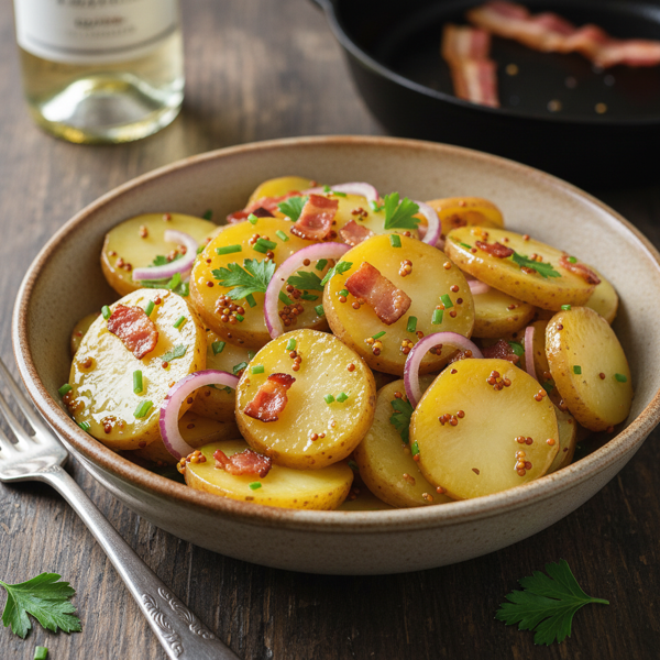 Classic German Warm Potato Salad recipe