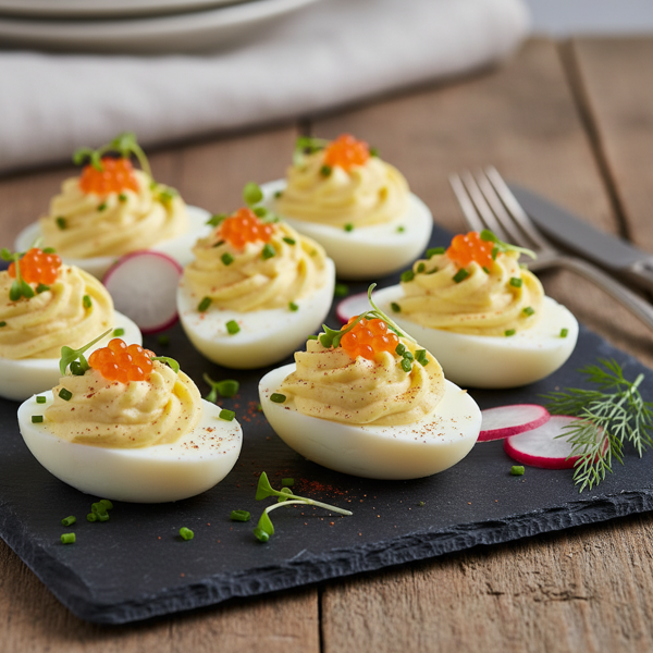 Classic Gourmet Deviled Eggs recipe