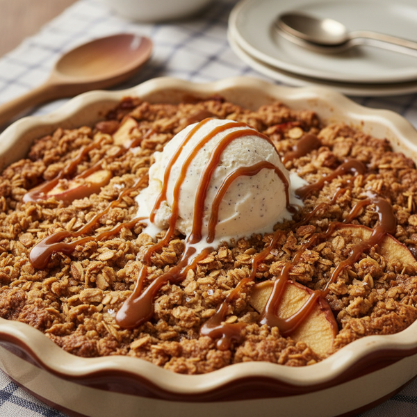 Classic Grandma's Caramel Apple Crisp recipe