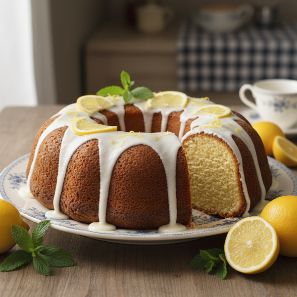 Classic Grandma's Lemon Pound Cake recipe