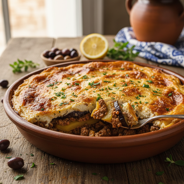 Classic Greek Moussaka recipe