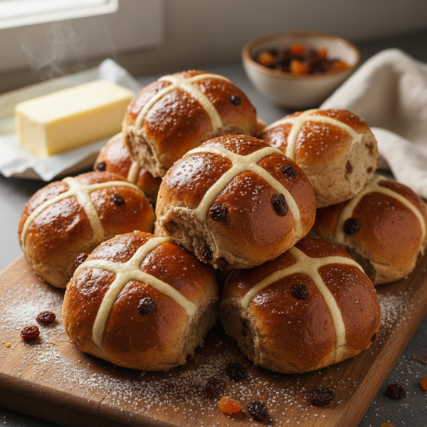 Classic Home-Baked Hot Cross Buns recipe