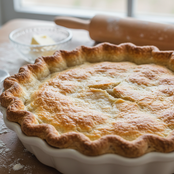 Classic Homemade Deep Dish Pie Crust recipe