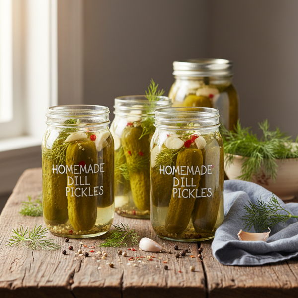 Classic Homemade Dill Pickles recipe