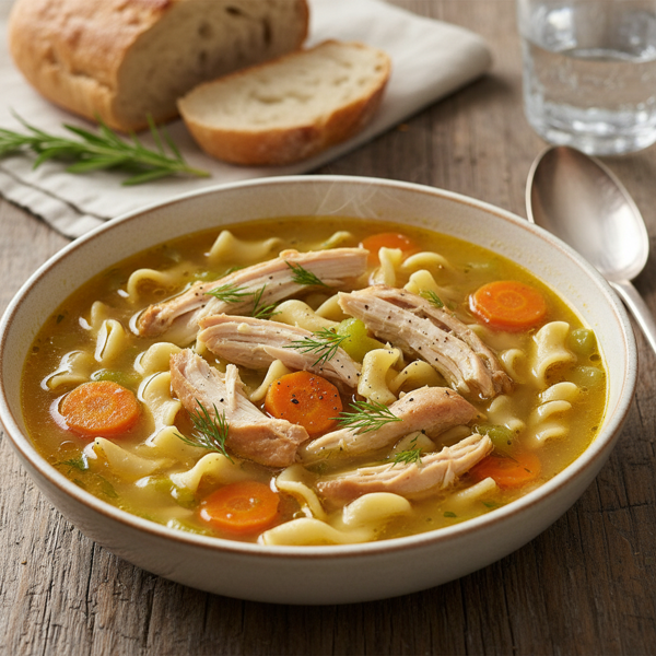 Classic Homestyle Chicken Noodle Soup recipe
