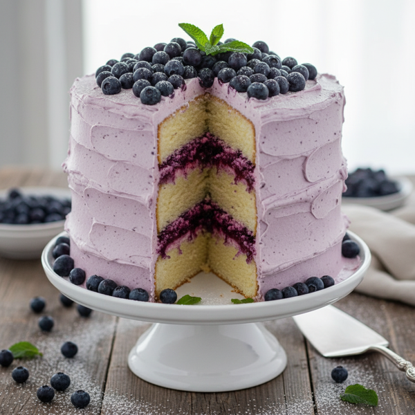 Classic Huckleberry Delight Cake recipe