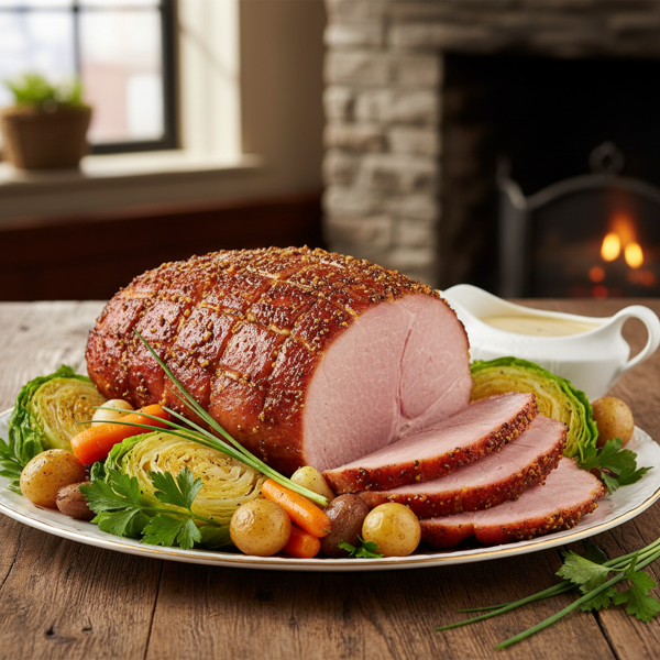 Classic Irish Ham and Cabbage Feast recipe